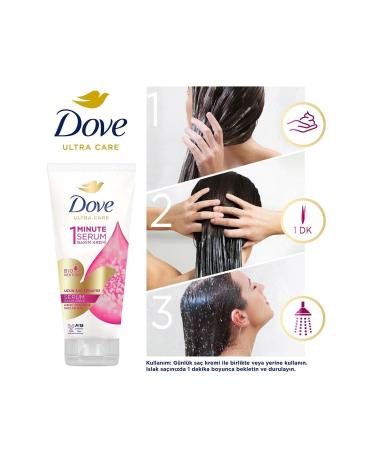 Dove Ultra Care 1 Minute Serum Hair Care Conditioner Long Hair Therapy 170 ml X2 - Buy Online on GoSupps.com