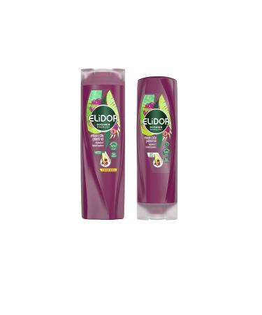 Elidor Nature's Energy Hair Care Shampoo Avocado and Grape Seed Oil 400 ml Care Cream 350 ml - Buy Online on GoSupps.com