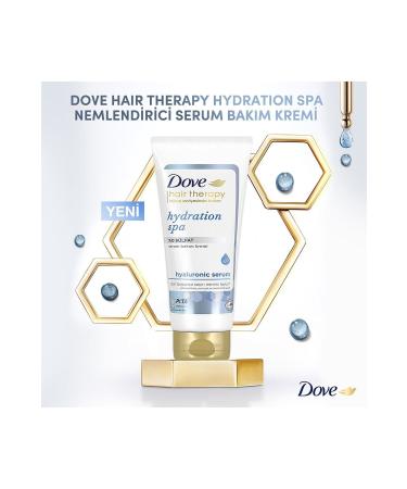 Dove Hair Therapy Serum Hair Care Conditioner Hydration Spa %0 Sulfate 170 Ml + Comb - Buy Online on GoSupps.com