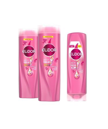 Elidor Superblend Hair Care Shampoo Strong And Shiny 400 ml X2 Serum Care Cream 350 ml - Buy Online on GoSupps.com