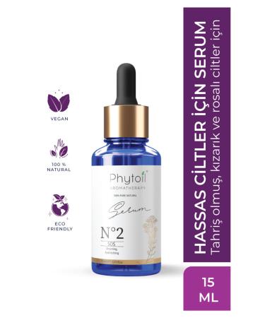 phytoil Organic Sensitive Skin Soothing Anti-Itch Face Serum - No2 Serum Sauce 15 ml