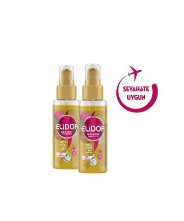 Elidor Nature's Energy Serum Hair Care Oil Coconut Oil 80 ml X2 Pieces - Buy Online on GoSupps.com