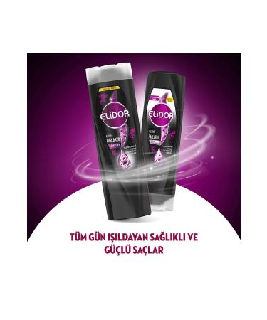 Elidor Superblend Hair Care Shampoo Brunette Shine Vitamin E Chia Seed Oil Melanin 400 ml X3 - Buy Online on GoSupps.com