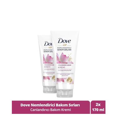 Dove Lotus Flower and Rice Water Extract Revitalizing Hair Care Conditioner 170 ml X 2
