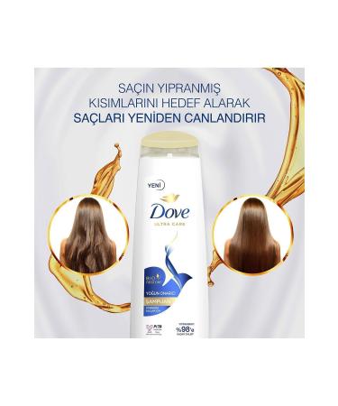 Dove Ultra Care Hair Care Shampoo Intensive Repair 400 ml X2 1 Minute Serum Care Conditioner 170 ml - Buy Online on GoSupps.com
