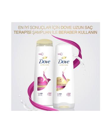 Dove Ultra Care Hair Care Shampoo Long Hair Therapy For Long Damaged Hair 400 ml X3 Pieces - Buy Online on GoSupps.com