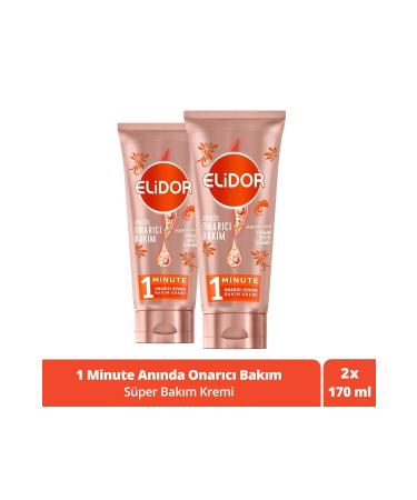 Elidor Superblend 1 Minute Repair Super Hair Care Conditioner Instant Repair Care 170 ml X2