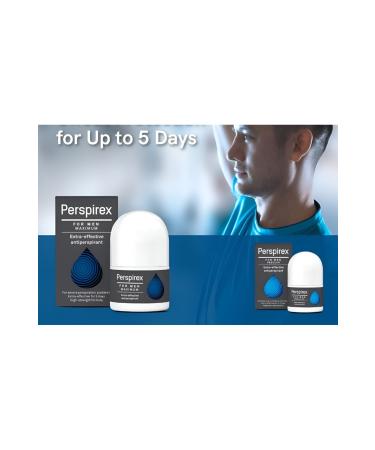 Perspirex Antiperspirant Maximum Antiperspirant Extra Effective Roll-on 20 Ml - Buy Online on GoSupps.com