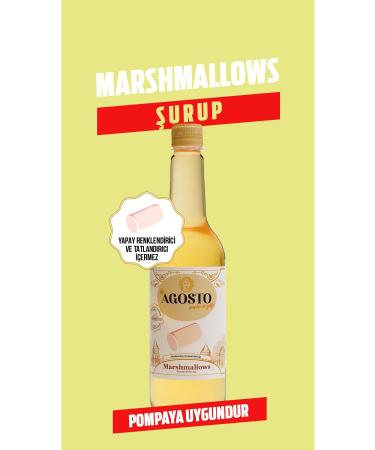 AGOSTO 6 X 750 ml Marshmallow Flavored Syrup