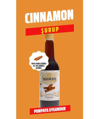 AGOSTO 750 ml Cinnamon Flavored Syrup