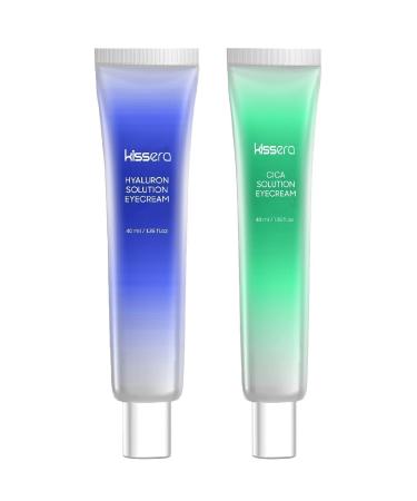 KISSERA 7 Types of Hyaluronic Acid Containing & Soothing Premium Eye Contour Cream Set