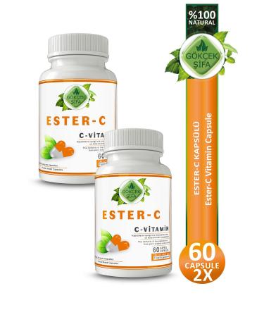 Gokcek Healing Ester-c Capsule (ESTER C VITAMIN CAPSULE) X 2