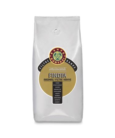 Coffee World Hazelnut Flavored Filter Coffee Beans 1 kg