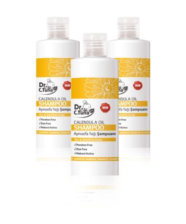 Farmasi Dr. C. Tuna Calendula Oil Shampoo-225ml Set of 3