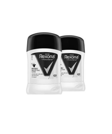 Rexona Men's Deodorant Stick Invisible Black White 50 ml - Buy Online on GoSupps.com