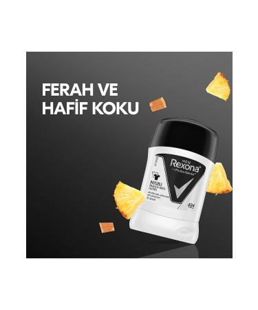 Rexona Men's Deodorant Stick Invisible Black White 50 ml - Buy Online on GoSupps.com