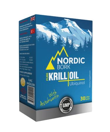 bork nordic Nordic Bork Krill Oil + Q10 30 Soft Gel