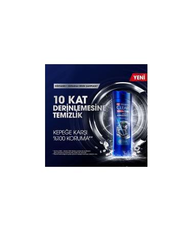 Clear Men Anti-Dandruff Shampoo Intensive Purifying 350 Ml
