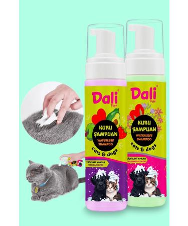 Dalipet Dry Care Shampoo for Shedding Cats Natural Oils and Vitamins Summer Flower Scented - Buy Online on GoSupps.com