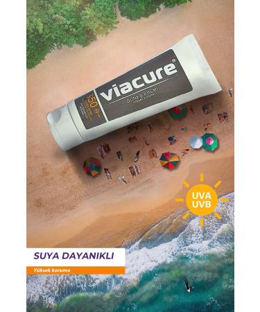 Viacure High Protection Sun Cream Spf 50 100ml Skin Care - Buy Online on GoSupps.com