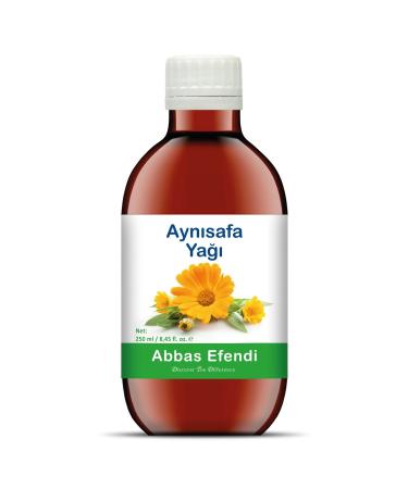 Abbas Efendi Calendula Oil 250 ml (Glass Bottle)