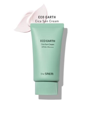 The Saem Cica Essence Calming Effect Sun Cream 50gr - Eco Earth Cica Sun Cream Spf 50+ And Pa++++ - Buy Online on GoSupps.com