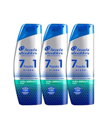 head and shoulders Head & Shoulders 7 Benefits in 1 Shampoo Ultra Refreshing Powerful Formula 300 ml x 3 Pcs - Buy Online on GoSupps.com