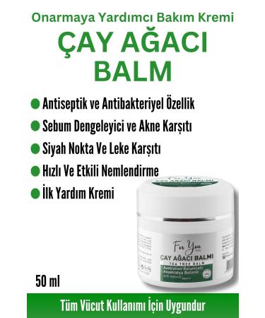For You Gold Soothing and Repairing Tea Tree Balm Care Cream 50 ml (TEA TREE BALM) - Buy Online on GoSupps.com