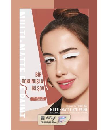 Show by Pastel Waterproof Matte Liquid Eyeshadow and Eyeliner Set - 82 + 83 + Togin Bag Gift - Buy Online on GoSupps.com