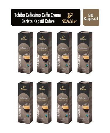 Tchibo Cafissimo Barista Caffe Crema Capsule Coffee x 8 Pieces