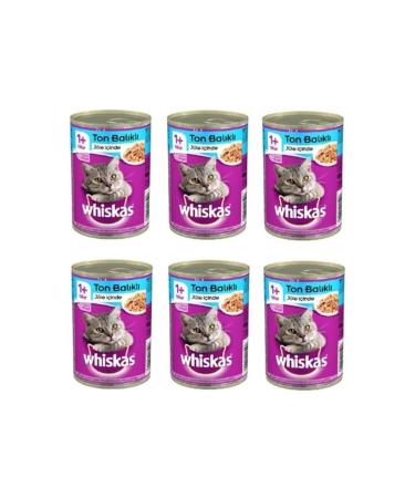 Whiskas Tuna Cat Canned Food 6x400 Gr