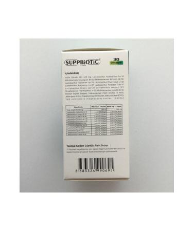 Suppbiotic Probiotic&Prebiotic 30 Dr Capsules - Buy Online on GoSupps.com