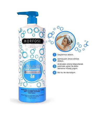 Morfose Hair Shampoo Containing Collagen 1000 ml - Buy Online on GoSupps.com