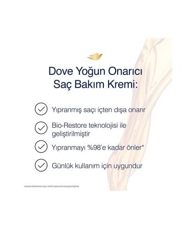 Dove Ultra Care Hair Care Conditioner Intensive Repair Damaged Hair 350 ml X2 - Buy Online on GoSupps.com