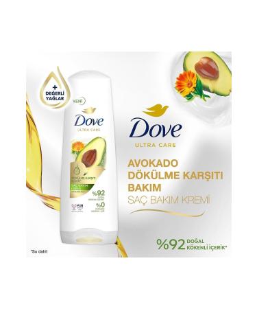 Dove Ultra Care Hair Care Cream Anti-Loss Care Avocado Extract 350 Ml X2 Pieces - Buy Online on GoSupps.com