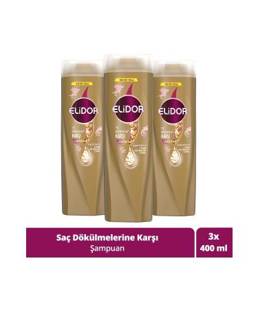 Elidor Superblend Hair Care Shampoo Against Hair Loss 400 ml X3 Pieces