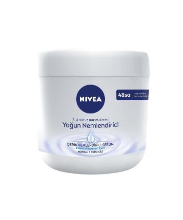 NIVEA Intensive Moisturizing Hand and Body Care Cream for Normal and Dry Skin 400 ml 48 Hour Moisturizing - Buy Online on GoSupps.com