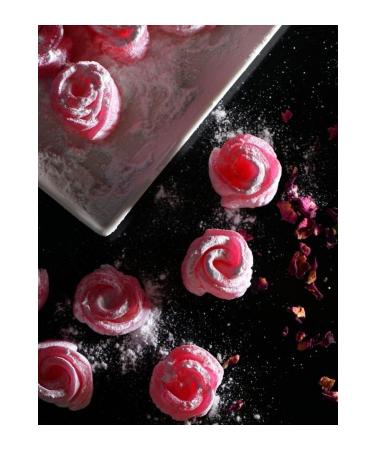 ar ba Gluten Free Roselight Artisan Flavored Patented Turkish Rose Delight 600 gr (CB244)