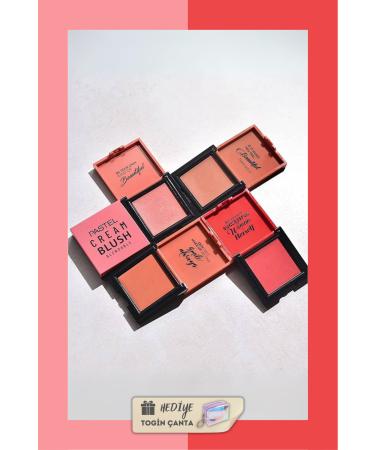 Pastel Cream Blush Set - Cream Blush 41 + 43 + Togin Bag Gift - Buy Online on GoSupps.com