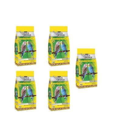 Gold Wings Budgie Bird Food 400 gr X5