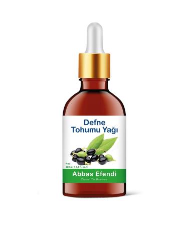 Abbas Efendi Bay Seed Oil 100 ml (GLASS BOTTLE AND MEASURED GLASS ROD)