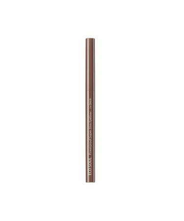 The Saem Long-Lasting Super Slim Eyeliner - Eco Soul Powerproof Super Slim Eyeliner - Teddy Brown