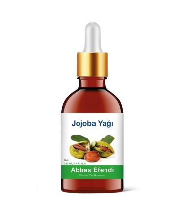 Abbas Efendi Jojoba Oil 100 ml (GLASS BOTTLE AND MEASURED GLASS ROD)