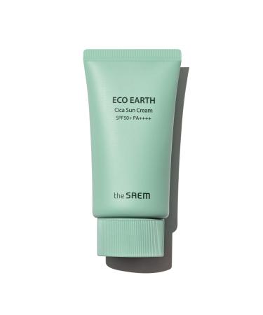 The Saem Cica Essence Calming Effect Sun Cream 50gr - Eco Earth Cica Sun Cream Spf 50+ And Pa++++ - Buy Online on GoSupps.com