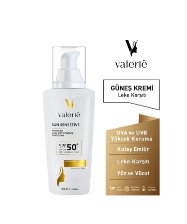 Valerie Anti-Spot High Protection Spf50+ Face and Body Summer and Winter Sun Cream 125 Ml