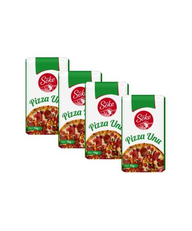 S ke Pizza Flour 4 x 1 kg Set of 4 - Buy Online on GoSupps.com