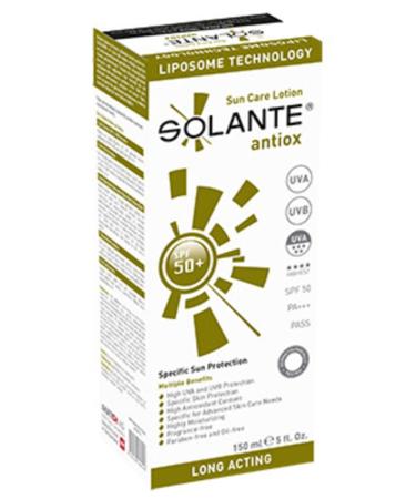 Solante Antiox Spf 50 Lotion 150ml for Skin Needing Advanced Skin Care