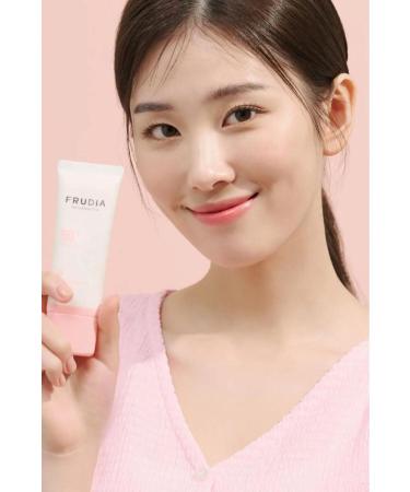 Frudia Velvet Fit-Pre-Foundation Sunscreen Face Cream SPF50 40g - Buy Online on GoSupps.com