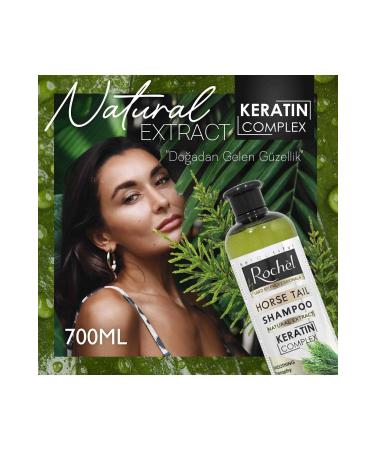 Rochel Keratin Complex and Natural Essence Horse Tail Paraben-Free Shampoo 700ml - Buy Online on GoSupps.com