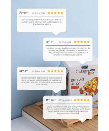 Collagen Forte Platinum Omega-3 Kids & Vitamin D3 Chewable Gel Form Orange Flavored Fish Oil for Children 30 Sachets - Buy Online on GoSupps.com